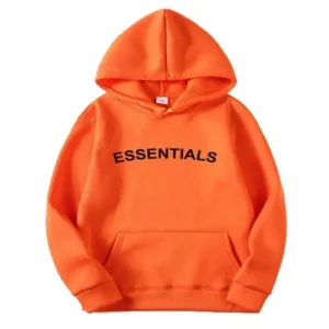 Orange Casual Pullover Fear Of God Essentials Hoodie