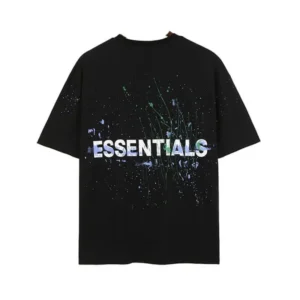 Essentials Funny Flowers Black T-Shirt