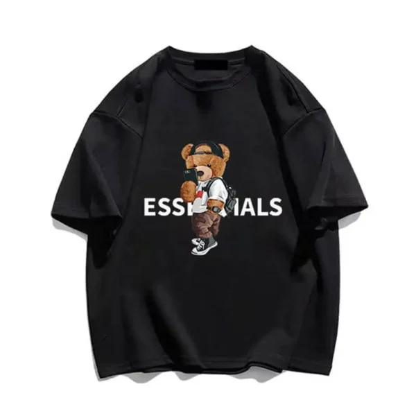 Essentials Luxury Galaxy Brand Black T-Shirt