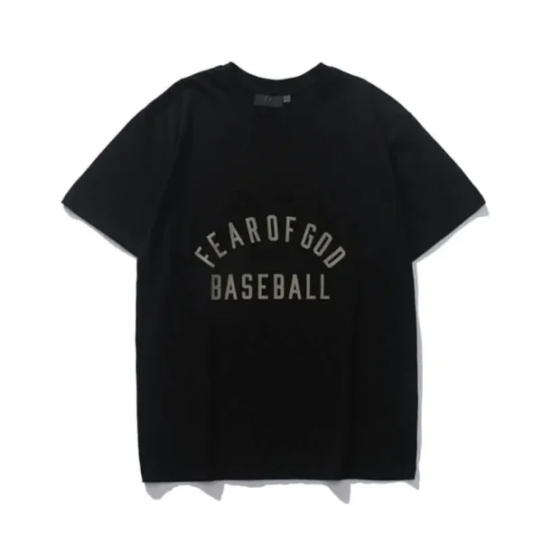 Fear of God Baseball Black T-Shirt