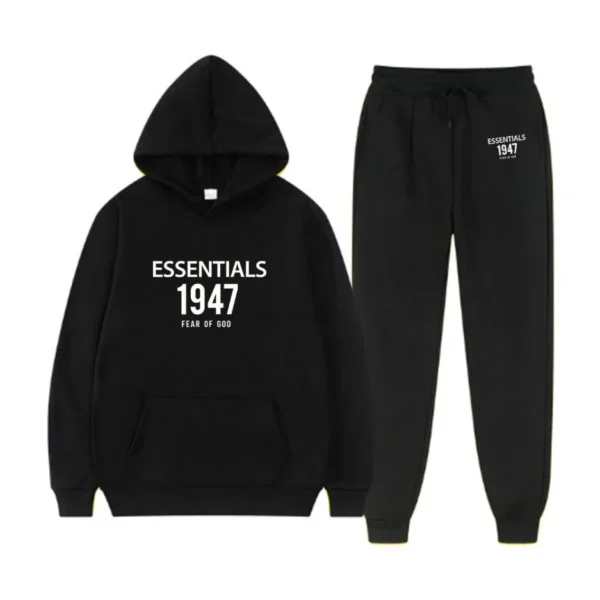 Pullover Black Essentials 1947 Fear OF God Tracksuit
