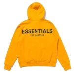 Fear Of God Essentials Los Angeles Yellow Hoodie
